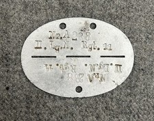 PLAQUE IDENTITÉ Luftnachrichten-Regiment 11 LUFT ALLEMAND ALLEMANDE WWII WW2