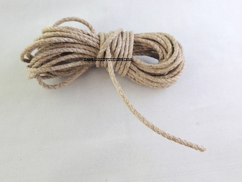 Corde torsadée paraffinée