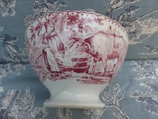BOL Saint Amand XIX ème Laitier a la Laitière rose BOWL  XIX ème RARE
