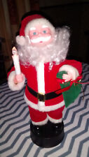 Automate  de père noël musical en panne de 40 cm  très bon état dans sa boite  