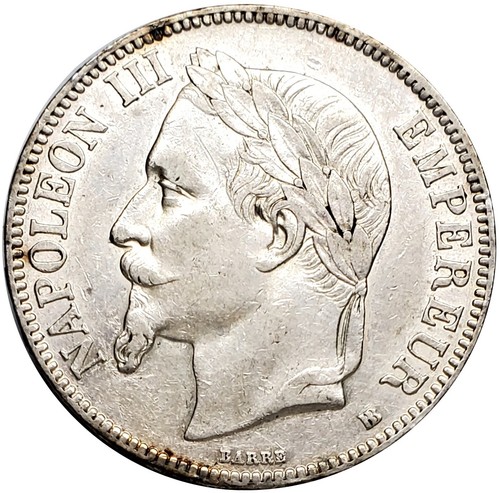 1868 france five - 1868, francs