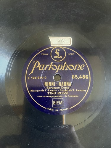 Disque tours tino - 78,