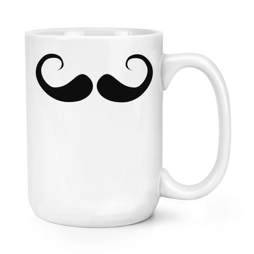 Tasse grande moustache 15oz - moustache,