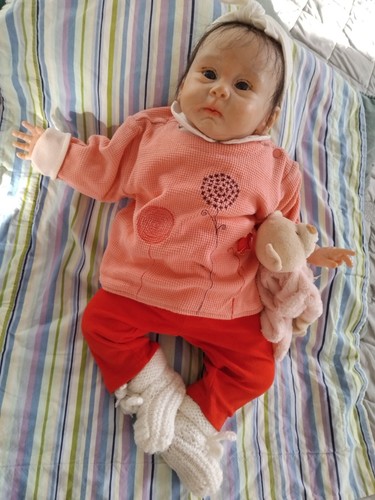 Souriante bébé reborn nina - bébé, reborn 
