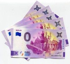 BERLIN 2024 0 Euro Billet Souvenir Original Article de Collection 2024-3 x...
