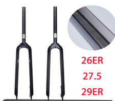 Charbon Vtt Route Fourche Rigide 11/8 " MTB 26 " 27,5 " 29 " Axe de Roue