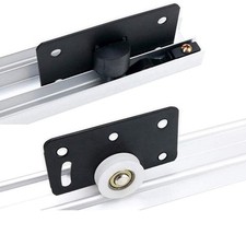 Rouleau de meuble couleur noir et blanc roulement à grande vitesse coulissant l