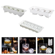 Boîte à glaçons circulaire pratique boule de glace à libération rapide et...