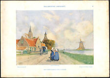 1900 Lithographie Décor