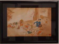 Peinture sur soie de Tran