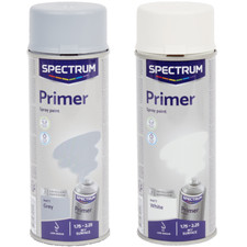 Peinture Sous-Couche/Primer Aérosol - Gris ou Blanc - Spectrum