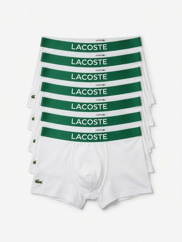 Boxer lacoste blanc xxl pack - blanc,