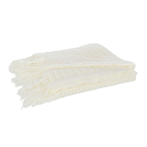 Plaid déco tricot abby - plaid,