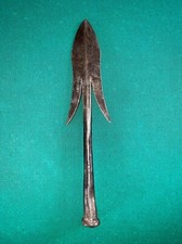 MAGNIFIQUE FALFEG LANCE DE GUERRE IGOROT PHILIPPINNES FER FORGÉ FIN XIXe SPEAR