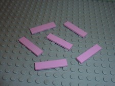 6 x LEGO tile Bright Pink 1 x