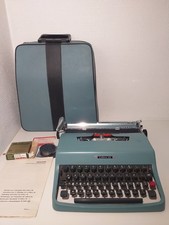 Olivetti Lettera 32 Machine à écrire vintage avec étui