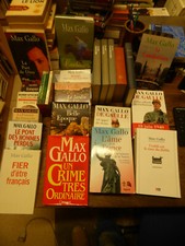Lot de 23 livres de Max Gallo