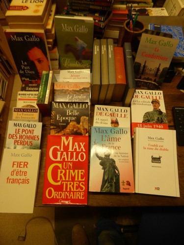 Lot livres max gallo - 23, de
