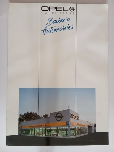Opel pochette publicitaire - pochette, de