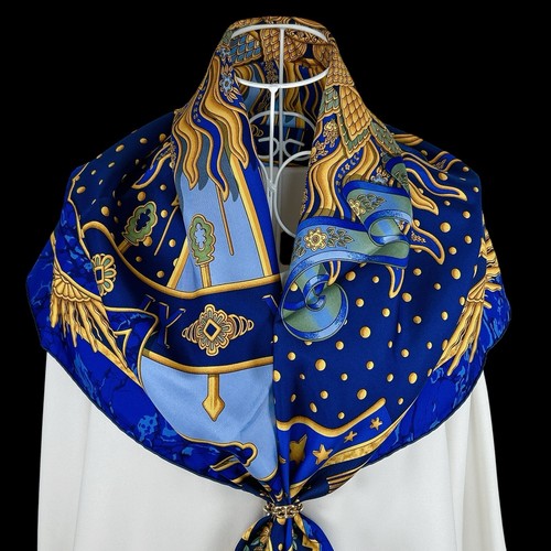 Foulard vintage soie hermes - en,