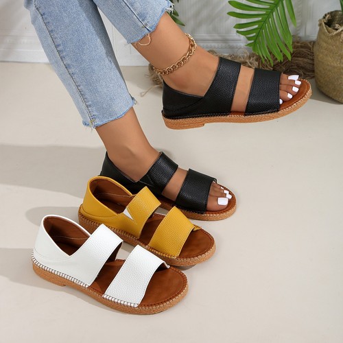 Pieds sandales femme plates - sandales,