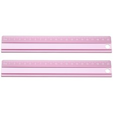 2 règles à découper 20cm