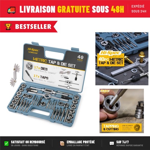Coffret tarauds filières - tarauds,