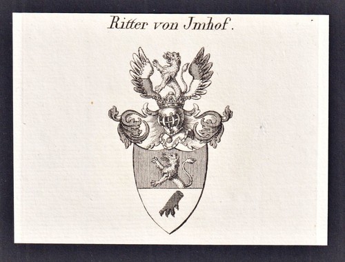 Ritter von imhof blason - -,