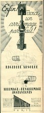 Publicité ancienne tendeur rigidité absolue 1926 issue de magazine