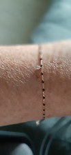 Gigi Clozeau mini bracelet noir avec diamant authentique