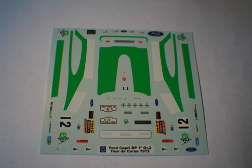 Decal ford capri piot - decal, jf.