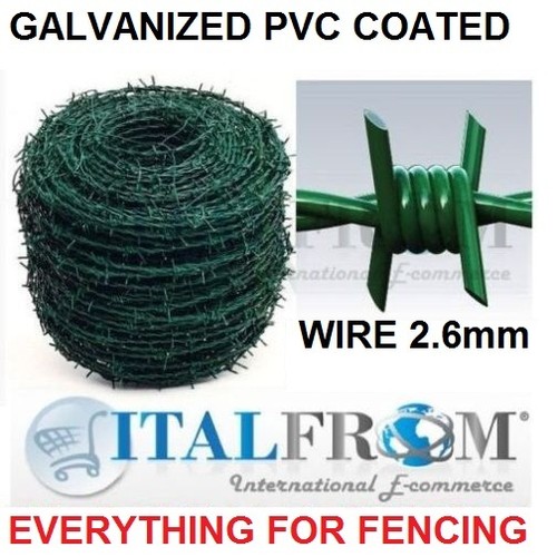100mt galvanisé fil barbelé
