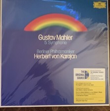 Mahler Symphony No.5 KARAJAN DGG The Original Source Limited 2x180g Vinyl LP New