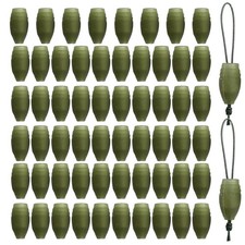 Kits d'attache de pêche 60 pièces connecteurs élastiques perles dacron pour p