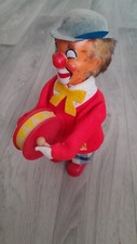 Clown Mécanique Ancien (Tambour) - 21cm