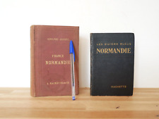 NORMANDIE (Lot x 2) Anciens Guides : JOANNE (1866) + BLEUS (1947) Touristiques