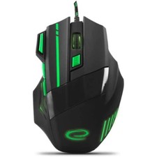 [PERESPMYS0094] ESPERANZA Souris Filaire Gaming 7D Optique USB MX201 WOLF Vert