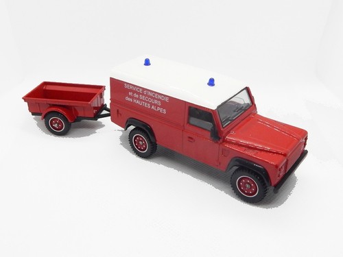 Land rover remorque - +, pompiers