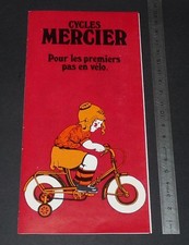BROCHURE CYCLES MERCIER VELOS ENFANTS BICYCLETTES TRICYCLES TRIPATTE ANNEES 1980