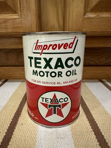 Texaco motor oil - can, 1