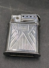  Briquet Essence Art Déco FEUDOR 100 ancien vintage 