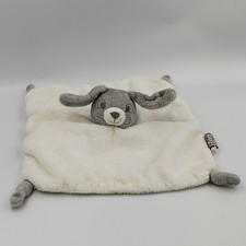 Doudou plat lapin gris blanc THEO ET INES - 31619