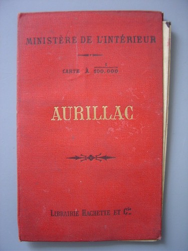 Grande carte aurillac - carte,