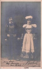 Théodore BOTREL & son épouse  Dédicace  ( photo Boissonnas & Magnin)