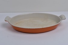 LE CREUSET   ancien Grand Plat à gratin en fonte émaillée Modèle 32