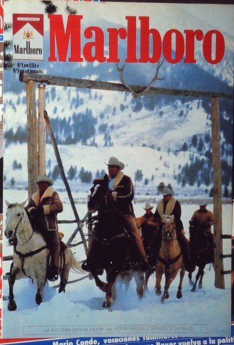 Marlboro publicité cowboys