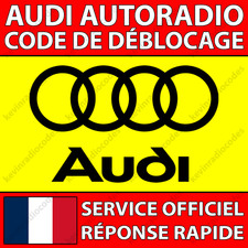 ✅AUDI RADIO CODE PIN DE DÉBLOCAGE BNO CHORUS CONCERT RNS-D RNS-E NAVI SYMPHONY✅