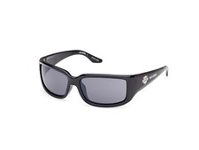 Lunettes Harley-Davidson "Race Her Smoke Grey" Noir Brillant HZ0018