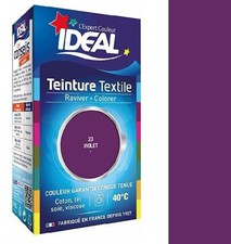 Teinture avec fixateur violet
