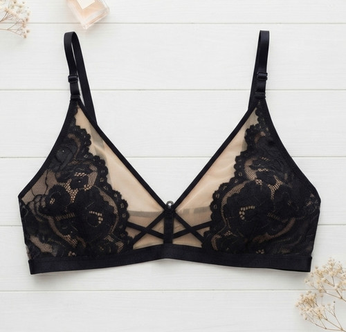 Roza torfi bralette - roza,